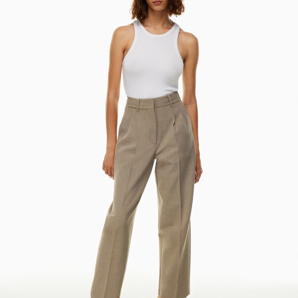 Aritzia Wilfred - Carrot Pant in size 00 in Heather Modern Taupe